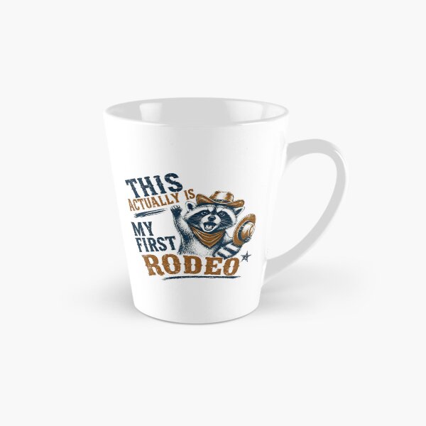 Item preview, This Actually Is My First Rodeo Raccoon Western Beginner designed and sold by RetroMini2026.