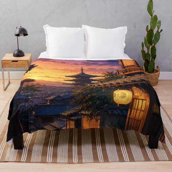 Item preview, Japan Aesthetic Sunset Street designed and sold by bapupa.
