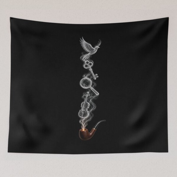 Item preview, Sherlock Holmes Pipe Smoke Trail of Clues designed and sold by Fenay Designs.