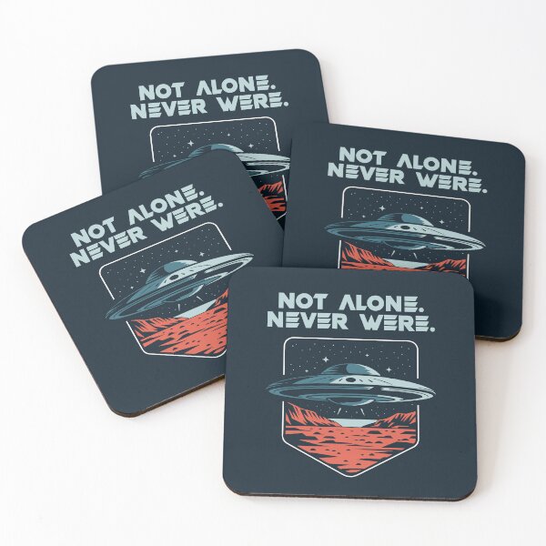 Item preview, Not Alone Never Were UFO Alien Encounter designed and sold by Infinitee8hirts.