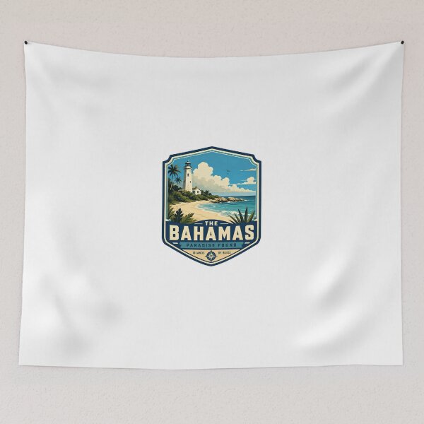 Item preview, The Bahamas Paradise Found Islands Of Bliss Tropical Beach Vacationer designed and sold by Star3NowForMe.