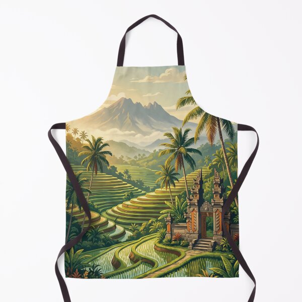 Item preview, Ilustración de viaje tropical vintage de Ubud, Bali designed and sold by Bomax121.