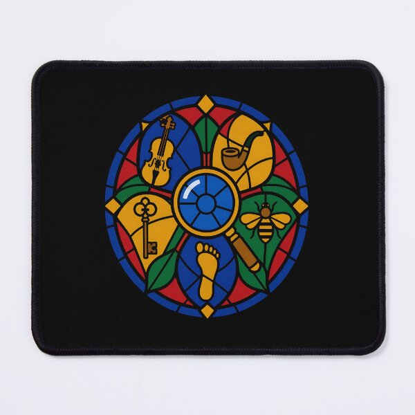 Item preview, Sherlock Holmes Stained Glass Mystery Medallion designed and sold by Fenay Designs.
