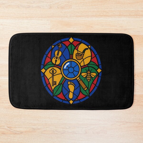 Item preview, Sherlock Holmes Stained Glass Mystery Medallion designed and sold by Fenay Designs.