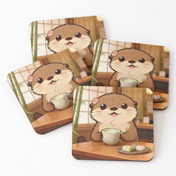 Item preview, Cozy Matcha Latte Time designed and sold by Otterbean.