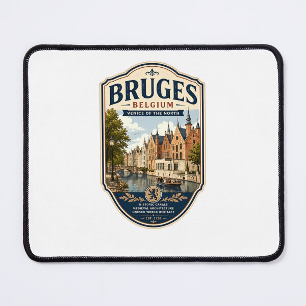 Item preview, Bruges Belgium Venice Of The North Historic Travel Destination designed and sold by Star3NowForMe.