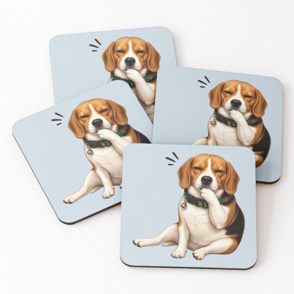 Item preview, Whatever Mood | Funny Deadpan Beagle Character designed and sold by CosmicQuietStudio.