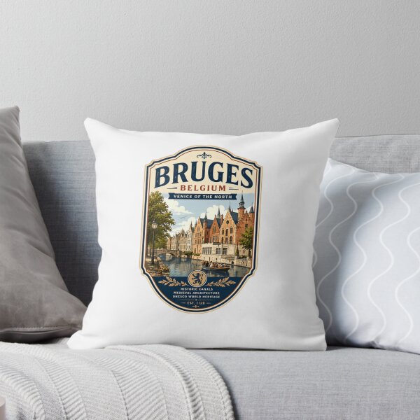 Item preview, Bruges Belgium Venice Of The North Historic Travel Destination designed and sold by Star3NowForMe.