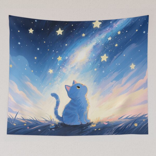 Item preview, Blue cat designed and sold by xianxiu-ling.