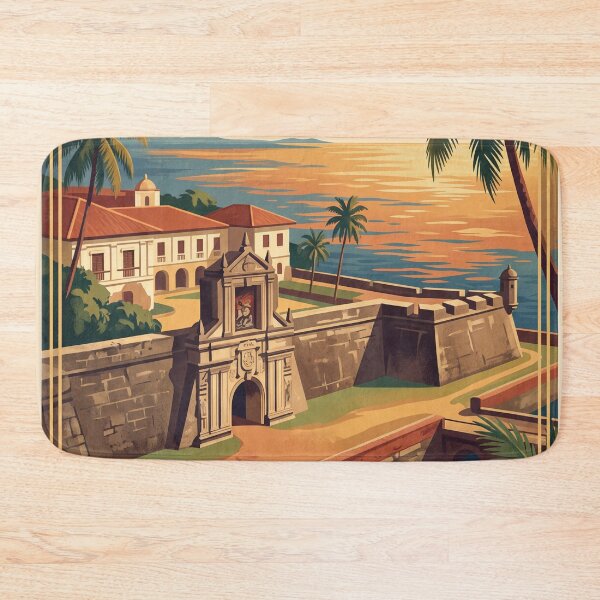 Item preview, Manila Philippines Vintage Travel Illustration designed and sold by Bomax121.
