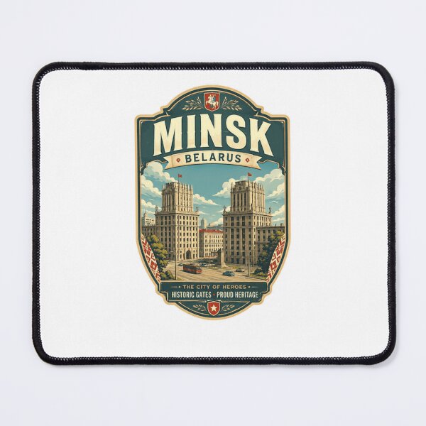 Item preview, Minsk Belarus The City Of Heroes Historic Gates Proud Heritage Travel City Souvenir designed and sold by Star3NowForMe.
