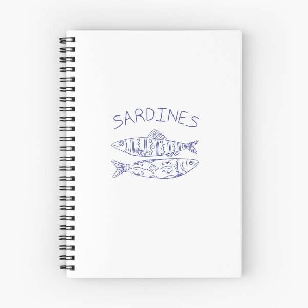 Item preview, Mediterranean Sardines Doodle designed and sold by SportyFemmeShop.