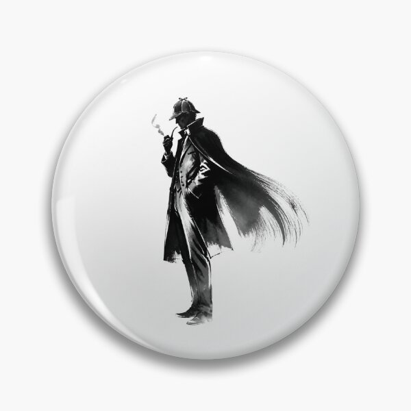 Item preview, Sherlock Holmes Noir Detective in a Tattered Cape designed and sold by Fenay Designs.