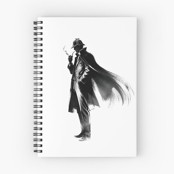 Item preview, Sherlock Holmes Noir Detective in a Tattered Cape designed and sold by Fenay Designs.