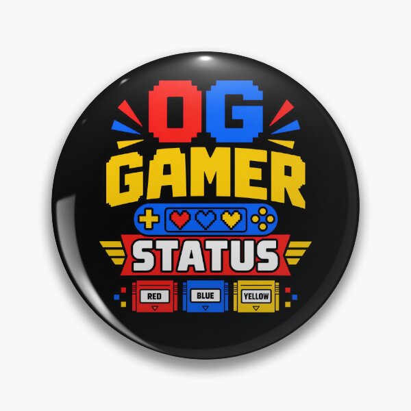 Item preview, OG Gamer Status Retro Gaming Nostalgia Design designed and sold by TeeTimeTreasure.