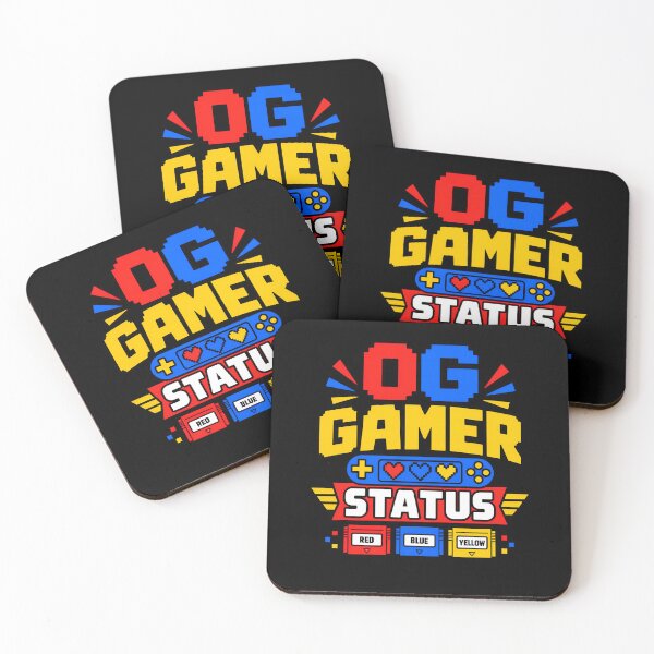 Item preview, OG Gamer Status Retro Gaming Nostalgia Design designed and sold by TeeTimeTreasure.
