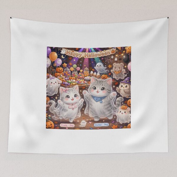 Item preview, Happy Halloween Ghost Party Freda and Junior designed and sold by MAISON SYLVIE.