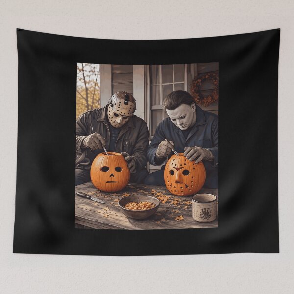 Item preview, Halloween Horror Pumpkin Carving Friends designed and sold by JasonRoge96759.