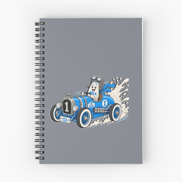 Item preview, Milk Power – Vintage Racing Cartoon designed and sold by Aimetoi.