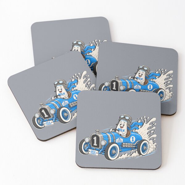 Item preview, Milk Power – Vintage Racing Cartoon designed and sold by Aimetoi.