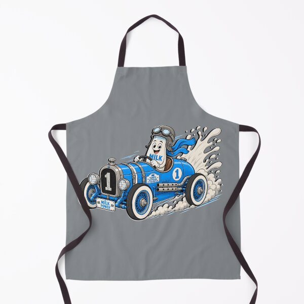 Item preview, Milk Power – Vintage Racing Cartoon designed and sold by Aimetoi.