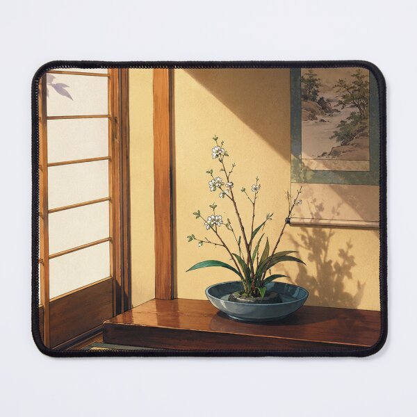 Item preview, Japanese Aesthetic Sunlit Tatami Room designed and sold by bapupa.
