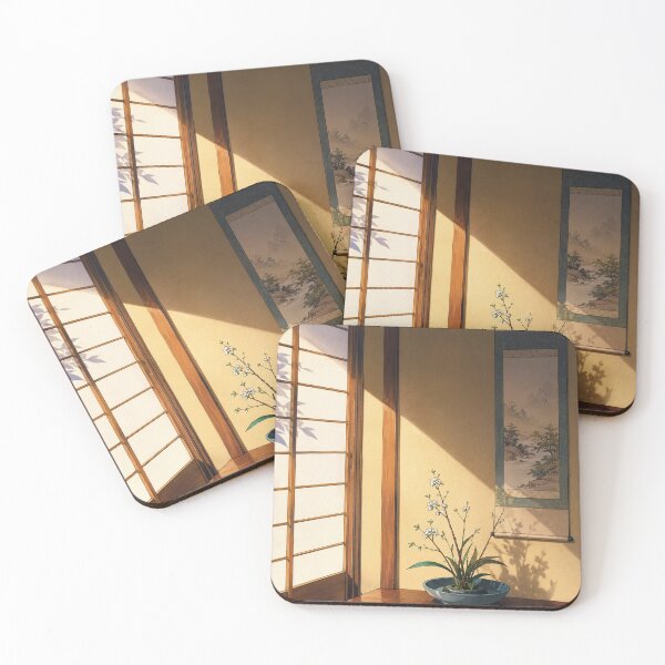 Item preview, Japanese Aesthetic Sunlit Tatami Room designed and sold by bapupa.