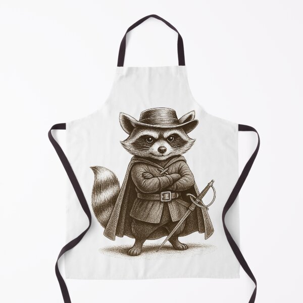 Item preview, Raccoon Musketeer Vintage Woodland Hero designed and sold by Infinitee8hirts.