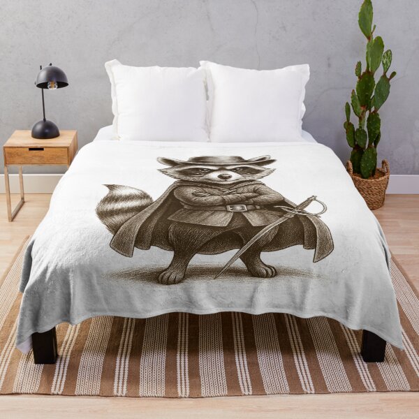 Item preview, Raccoon Musketeer Vintage Woodland Hero designed and sold by Infinitee8hirts.