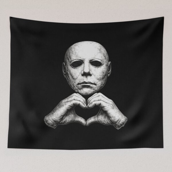 Item preview, Iconic Villain Heart Hands Horror Graphic designed and sold by LisaMarti16605.