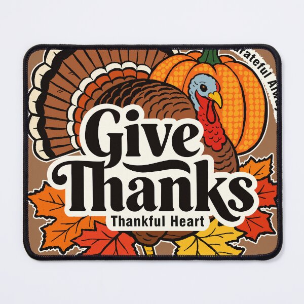Item preview, Give Thanks Autumn Trio — Bold Line Turkey, Pumpkin & Maple designed and sold by SugarCore.