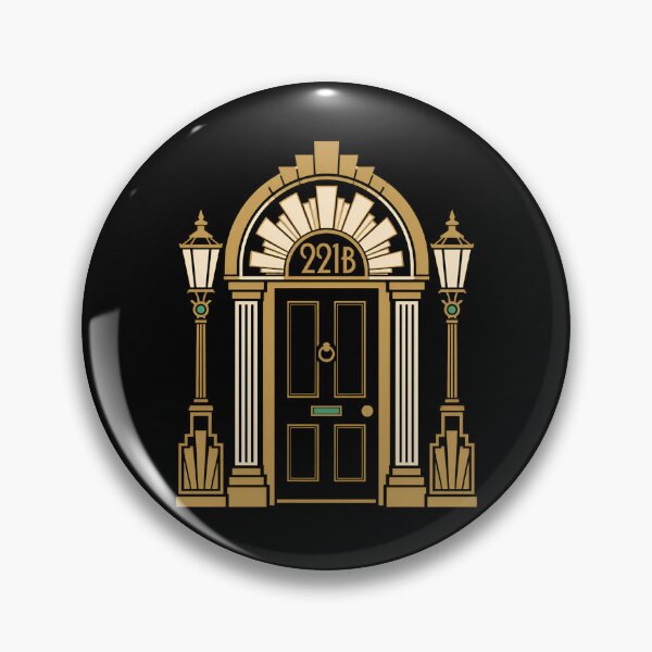 Item preview, Sherlock Holmes 221B Art Deco Doorway designed and sold by Fenay Designs.