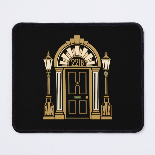 Item preview, Sherlock Holmes 221B Art Deco Doorway designed and sold by Fenay Designs.