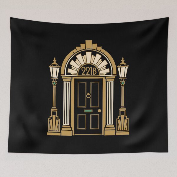Item preview, Sherlock Holmes 221B Art Deco Doorway designed and sold by Fenay Designs.