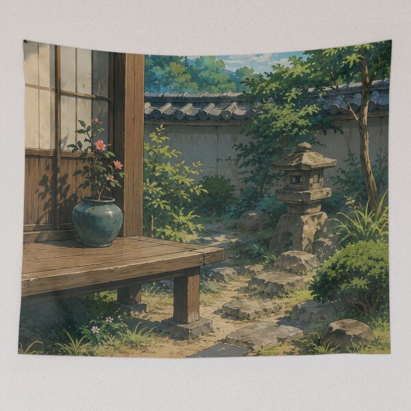 Item preview, Japanese Aesthetic Garden Veranda designed and sold by bapupa.