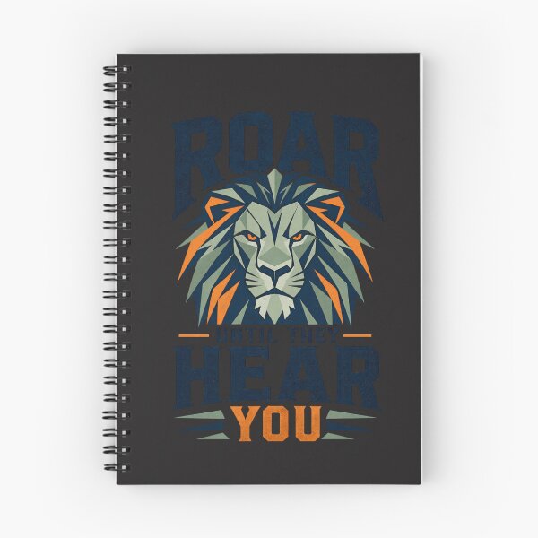 Item preview, Roar Until They Hear You – Geometric Lion Motivational Quote designed and sold by Bennie Singh.