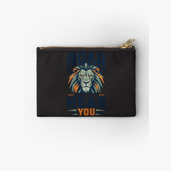 Item preview, Roar Until They Hear You – Geometric Lion Motivational Quote designed and sold by Bennie Singh.
