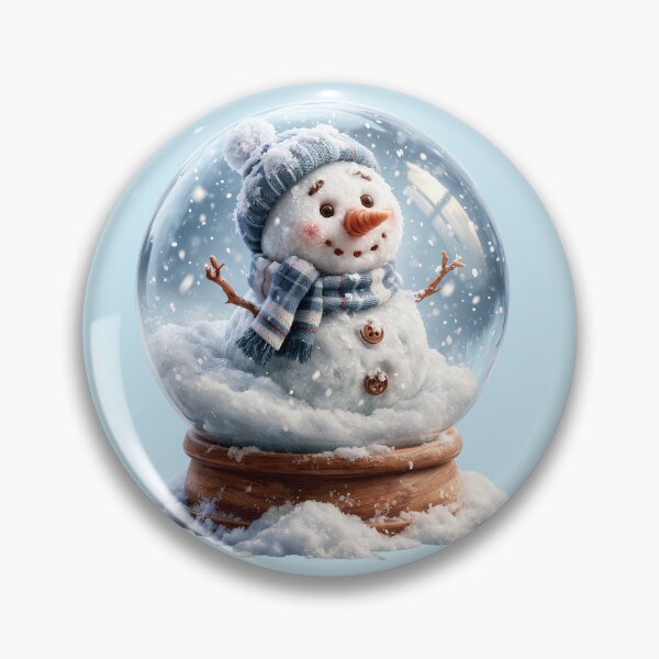 Item preview, Cute Winter Snowman in a Snow Globe designed and sold by colorful-white.