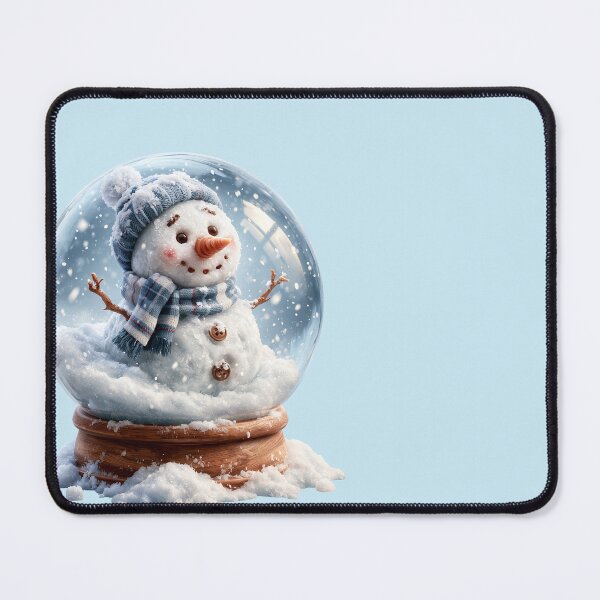 Item preview, Cute Winter Snowman in a Snow Globe designed and sold by colorful-white.