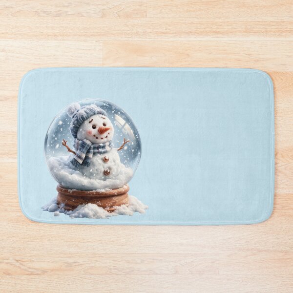 Item preview, Cute Winter Snowman in a Snow Globe designed and sold by colorful-white.