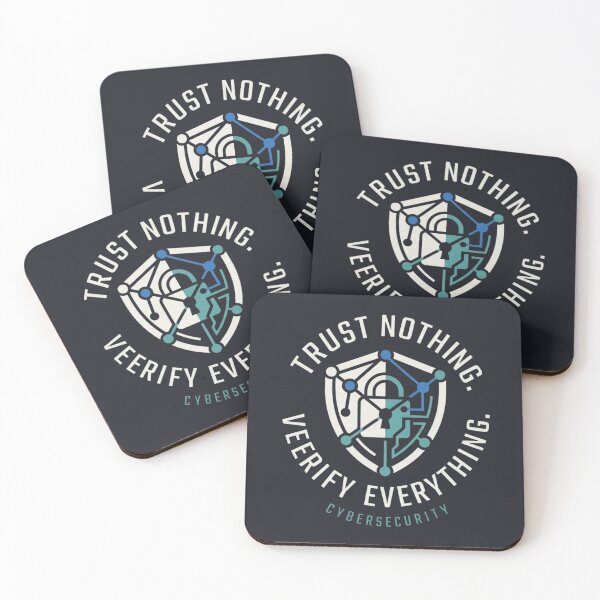 Item preview, Trust Nothing Verify Everything Cybersecurity designed and sold by Amr Darwish Graphic designer.