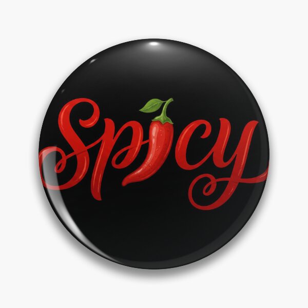 Item preview, Spicy Red Chili Pepper Typography Calligraphy Art designed and sold by Wild-way Art.
