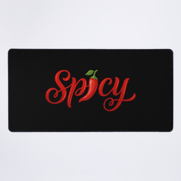 Item preview, Spicy Red Chili Pepper Typography Calligraphy Art designed and sold by Wild-way Art.