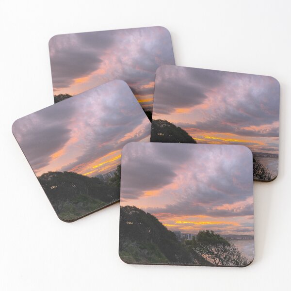 Item preview, Sunset over Gold Coast beach  designed and sold by selenaxsc.