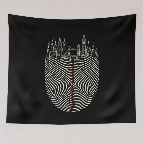 Item preview, Sherlock Holmes London Fingerprint Trail designed and sold by Fenay Designs.