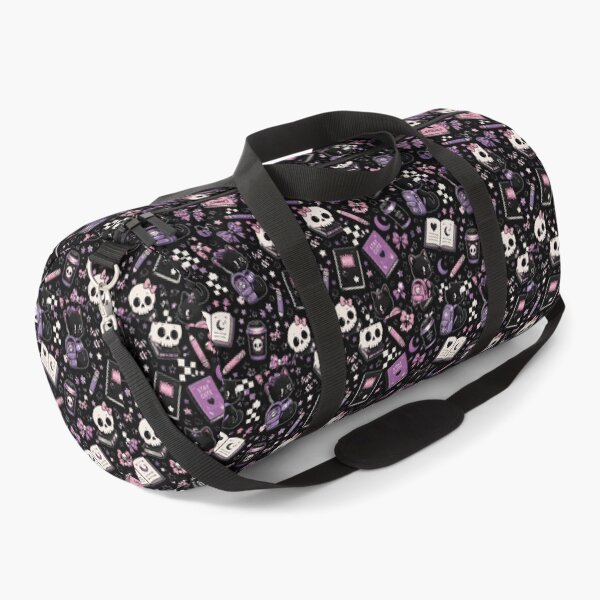 Item preview, Cute Goth School Pattern – Dark Kawaii Backpack & Notebook Design designed and sold by Brain shot.