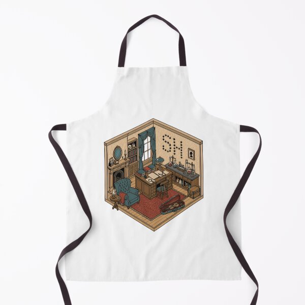 Item preview, Sherlock Holmes 221B Isometric Study designed and sold by Fenay Designs.
