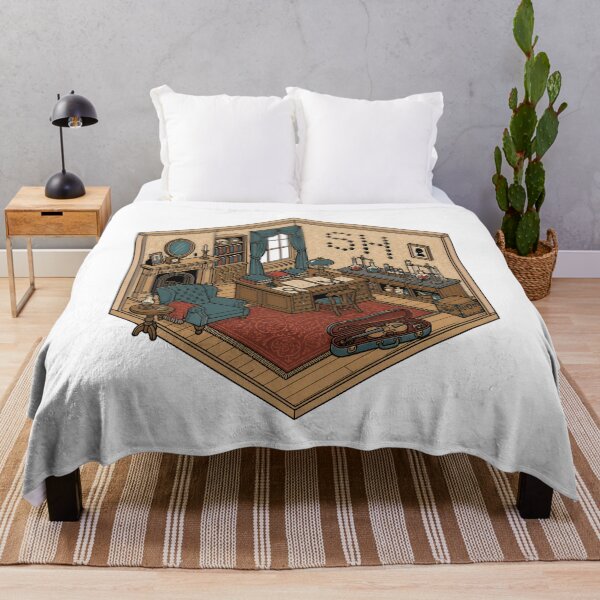 Item preview, Sherlock Holmes 221B Isometric Study designed and sold by Fenay Designs.