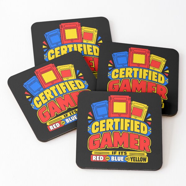 Item preview, Certified Gamer If It's Red Blue or Yellow Retro Gaming designed and sold by TeeTimeTreasure.