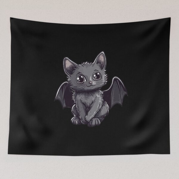 Item preview, Halloween Cat With Bat Wings Costume designed and sold by titanosdesign.